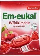 Inne słodycze - Em-eukal Wildkirsche Cukierki bez Cukru 75 g - miniaturka - grafika 1