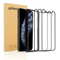 Szkła hartowane na telefon - 3x Szkło Hartowane Do Do Apple iPhone 11 PRO MAX Folia Ochronny pancerna w PRZEZROCZYSTY Z CZARNYM Cadorabo - miniaturka - grafika 1