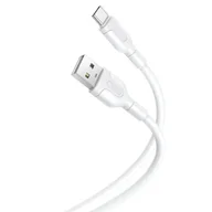 Kable - Kabel 2.1A 1m USB - USB-C XO NB212 biały - miniaturka - grafika 1
