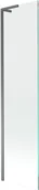 Parawany nawannowe - Mexen Next L parawan nawannowy 1-skrzydłowy 70 x 150 cm, transparent, gun metal - 895-070-000-03-00-95 - miniaturka - grafika 1