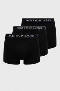 Ralph Lauren Polo Polo Bokserki (3-pack) męskie kolor czarny - Majtki męskie - miniaturka - grafika 1