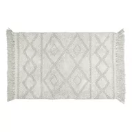 Dywaniki łazienkowe - Szary dywanik łazienkowy z bawełny organicznej Wenko Urla, 60x90 cm - miniaturka - grafika 1