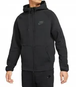 Bluzy męskie - Bluza Nike z kapturem rozpinana DD5284-010 r. S - miniaturka - grafika 1