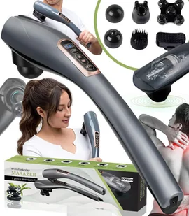 Masażer Elektryczny Wibracyjny Głęboki Masaż Do Ciała Mięśni Pleców - Masażery - miniaturka - grafika 1