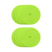 Wyposażenie sportowe i gimnastyczne - SMJ Znaczniki pola płaskie okrągłe 12 szt. zielone ZPO-G - miniaturka - grafika 1