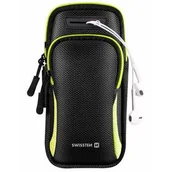 Etui i futerały do telefonów - Etui sportowe na rękę. Dla  telefonów komórkowych Swissten ArmBag (32903500) Czarne - miniaturka - grafika 1
