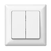 Wyłączniki światła i elektryczne - Łącznik świecznikowy varia biały - miniaturka - grafika 1