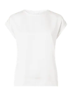 T-shirt z przeszytymi zakładkami na rękawach model ‘VIELLETTE’ - Koszulki i topy damskie - miniaturka - grafika 1