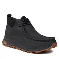 Botki męskie - Trzewiki Clarks Atl Tk Wall Bt gtx GORE-TEX 261739267 Black - miniaturka - grafika 1