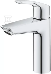 Bateria umywalkowa Grohe Eurosmart jednouchwytowa, rozmiar M, chrom, ogranicznik przepływu 5,7 l/min., głowica Ceramiczna 28 mm, korek push-open, - Baterie umywalkowe - miniaturka - grafika 1