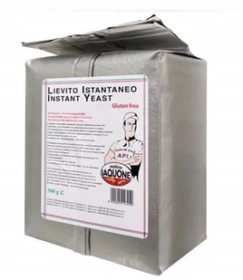 srebrne Włoskie drożdże suche instant 500 g Iaquone piekarnicze - Proszki do pieczenia, drożdże - miniaturka - grafika 1