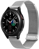 Akcesoria do smartwatchy - Dux Ducis Magnetic Strap pasek do Samsung Galaxy Watch / Huawei Watch / Honor Watch (20mm band) magnetyczna opaska srebrny (Milanese Version) - miniaturka - grafika 1