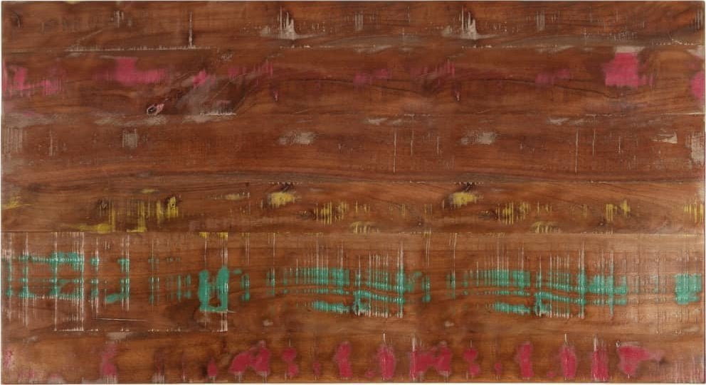 vidaXL Blat stołu, 100x60x1,5 cm, prostokątny, lite drewno z odzysku