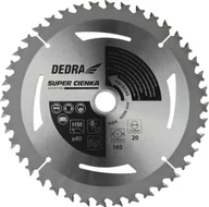 Piły elektryczne - Dedra Piła tarczowa SUPER THIN do drewna 40z 185x20x1,1x1,6mm - miniaturka - grafika 1
