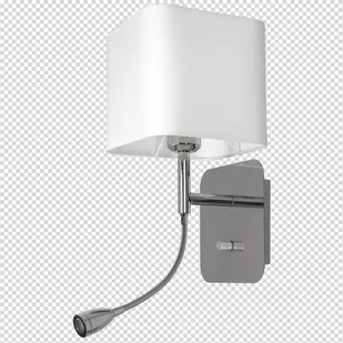 Milagro Kinkiet NAPOLI WHITE/CHROME 1xE27 + 1W LED ML63600 - Lampy ścienne - miniaturka - grafika 1
