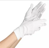 Rękawiczki dla dzieci - RĘKAWICZKI BIAŁE KOMUNIA STRÓJ ANIOŁKA ŚW. MIKOŁAJ - miniaturka - grafika 1