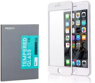 Szkła hartowane na telefon - ROCK Szkło Hartowane FULL ROCK iPhone 6/6S PLUS : Kolor - biały 659 - miniaturka - grafika 1