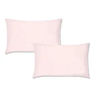 Poszewki na poduszki - Zestaw 2 bawełnianych poszewek na poduszki Bianca Standard Blush, 50x75 cm - miniaturka - grafika 1