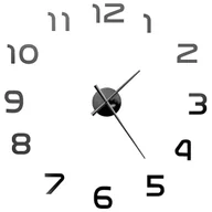 Zegary - Nowoczesny wiszący czarny zegar 100 cm B9-H10 - miniaturka - grafika 1