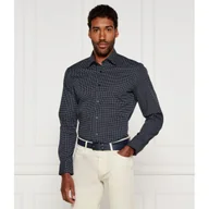 Koszule męskie - BOSS BLACK Koszula H-HANK-kent-C1-214 Slim Fit stretch - miniaturka - grafika 1