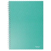 Notesy i bloczki - Kołonotatnik Colour"Breeze A5, w kratkę, zielony - miniaturka - grafika 1