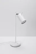Lampy stojące - Lampa biurkowa RING biała - Sollux - miniaturka - grafika 1