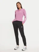 Dresy damskie - adidas Dres Linear IX1127 Fioletowy Regular Fit - miniaturka - grafika 1