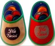 Kapcie damskie - KAPCIE PANTOFLE DLA GOŚCI 5+1 KOMPLET, zestaw 2szt - miniaturka - grafika 1