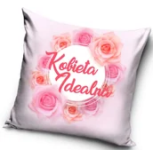 Poszewki na poduszki - Poszewka na dzień kobiet 40x40 Kobieta Idealna - miniaturka - grafika 1