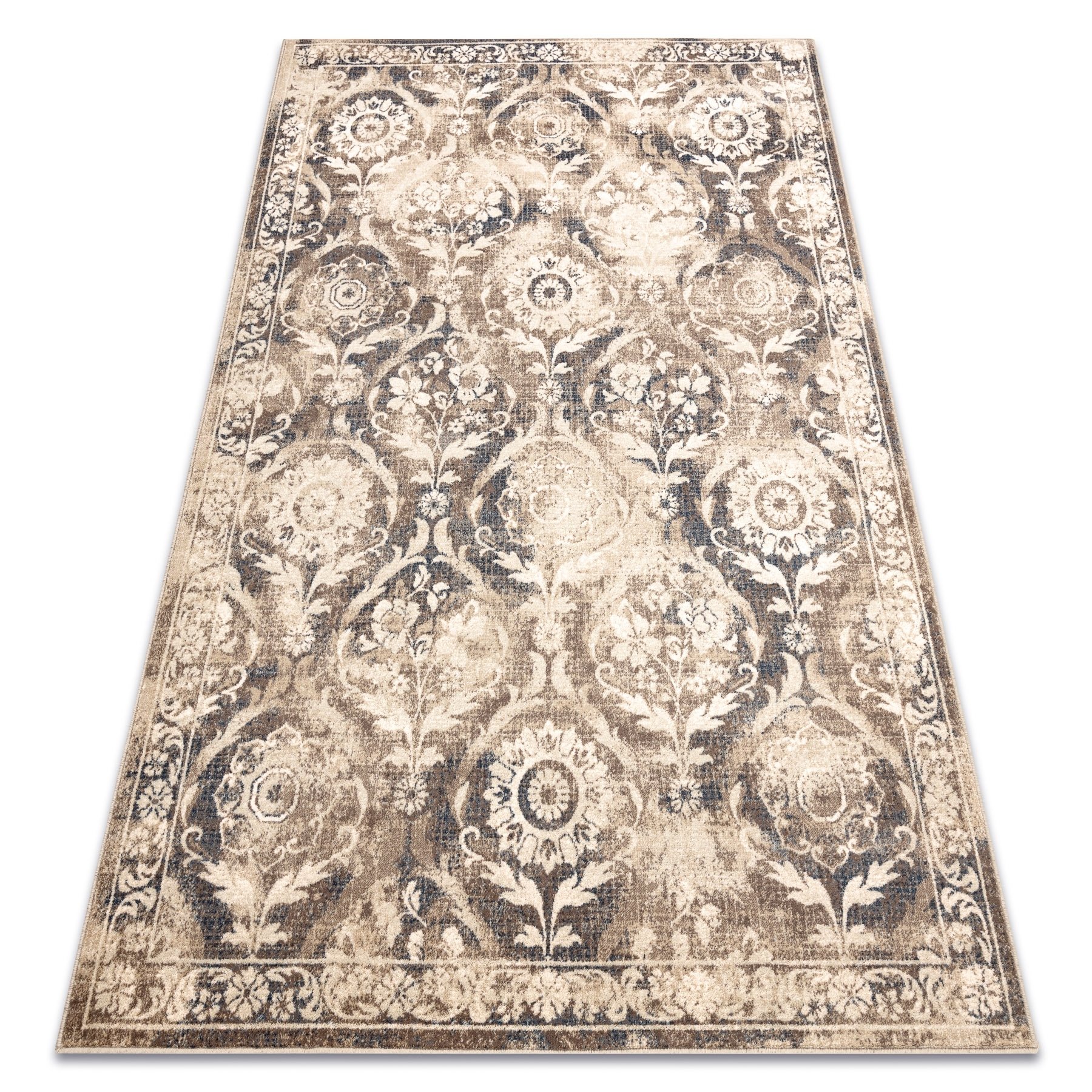 Dywan NAIN Ornament vintage 7601/50977 beż / granat beżowy 200x300 cm