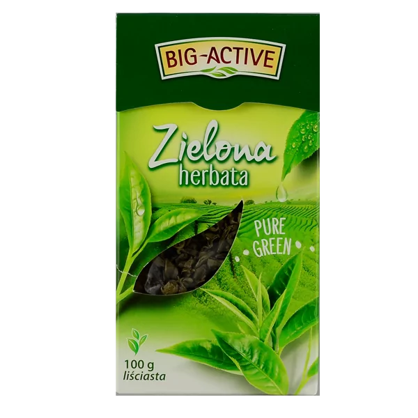 Big-Active Big-Active Zielona herbata Pure Green liściasta 100 g