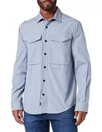 Koszule męskie - G-STAR RAW Męska koszula Cargo Regular, Szary (Dim Grey D22971-d384-3885), L - miniaturka - grafika 1