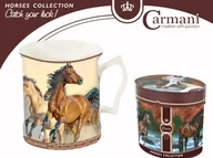 Kubki - Kubek - Konie (Carmani) - miniaturka - grafika 1