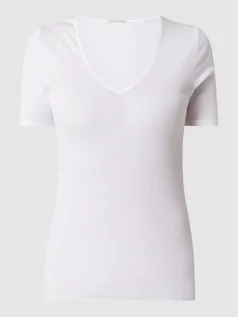 Koszulki i topy damskie - T-shirt z bawełny model ‘Cotton Seamless’ - grafika 1