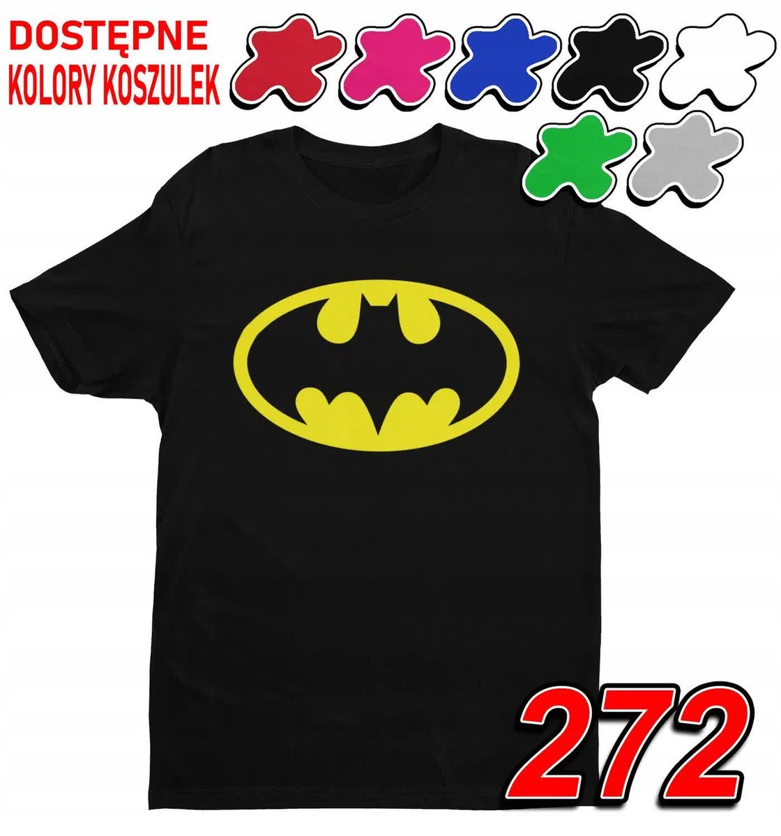 Dziecięca Koszulka T-Shirt Z Nadrukiem Avengers Batman Dc - L 146-152