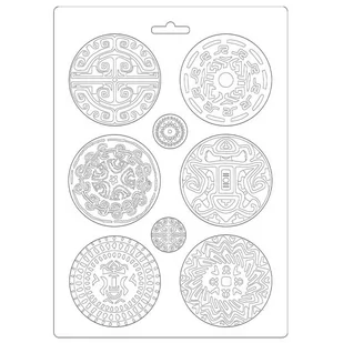 Foremka do odlewów Stamperia A4 - AMAZONIA TRIBAL - Akcesoria rzeźbiarskie - miniaturka - grafika 1