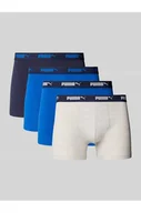 Majtki damskie - Bokserki z elastycznym paskiem z logo w zestawie 4 szt. - Puma - miniaturka - grafika 1