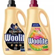 Środki do prania - Woolite Fruity Dark Płyn do Prania Mix 2x3,6L - miniaturka - grafika 1