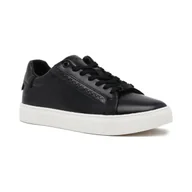 Trampki damskie - Calvin Klein Trampki CLEAN CUP LACE UP-NA, BEH | z dodatkiem skóry - miniaturka - grafika 1