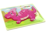 Puzzle - Dinozaur Drewniane Puzzle - miniaturka - grafika 1