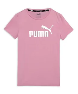 PUMA Koszulka dziewczęca Ess+ Logo G Tee - Koszulki dla dziewczynek - miniaturka - grafika 1