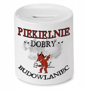 Skarbonka Dla Budowlańca na Imieniny Prezent z Nadrukiem ze Zdjęciem - Skarbonki - miniaturka - grafika 1