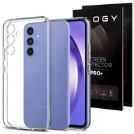 Etui i futerały do telefonów - Etui na telefon Spigen Liquid Crystal do Samsung Galaxy A54 5G Crystal Clear + Szkło - miniaturka - grafika 1