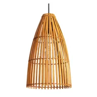 Lampy sufitowe - Ekologiczna lampa wisząca Boho ABR-LW7-BH-E27 Abruzzo bambus brąz - miniaturka - grafika 1