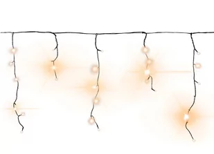 Bulinex Kurtyna LED 200L 9,6 m flesz z dodatkowym gniazdem barwa ciepła biała 13-585 - Oświetlenie świąteczne - miniaturka - grafika 1