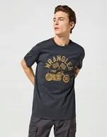 Koszulki męskie - WRANGLER AMERICANA TEE FADED BLACK 112357376 XL - miniaturka - grafika 1