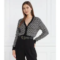 Swetry damskie - Pinko Kardigan | Regular Fit | z dodatkiem wełny - miniaturka - grafika 1