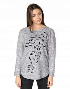 Tunika Sukienka Damska Bluzka Sweter 051-01 L/XL - Bluzki damskie - miniaturka - grafika 1