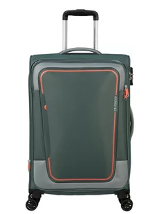 Walizka średnia American Tourister Pulsonic - dark forest - Walizki - miniaturka - grafika 1