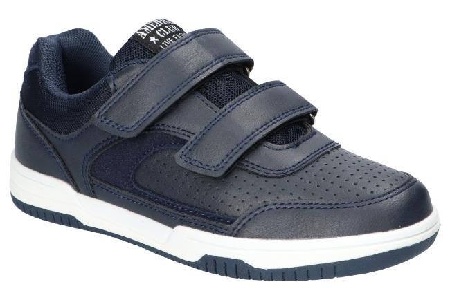 AMERICAN CLUB PR01 SOLIDNE LEKKIE ADIDASY MODNE BUTY DZIECIĘCE NA RZEPY WKŁADKA SKÓRZANA N 35